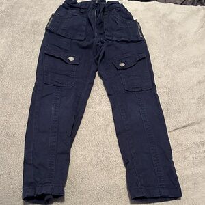 Fashion Nova Kids Navy Cargo Jeans